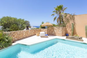 Boutique Stil Ibiza Ferienhaus mit Pool - Calo den Real 1
